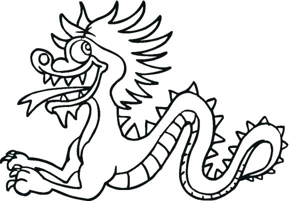 578x402 simple chinese dragon dragon simple chinese dragon outline