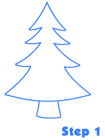 209x278 Christmas Tree Drawing Lesson
