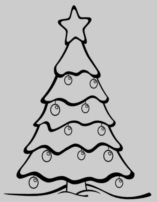 548x706 Christmas Tree Coloring