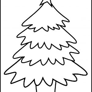 300x300 Christmas Tree Drawings Coloring Save Pages Rh Simple