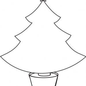 300x300 Simple Christmas Tree Coloring