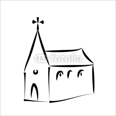 400x400 Church Simple Sketch Buy Photos Ap Images Detailview