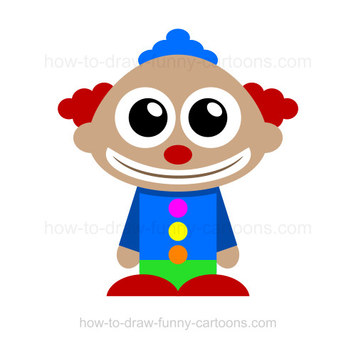 500x483 How To Draw A Clown