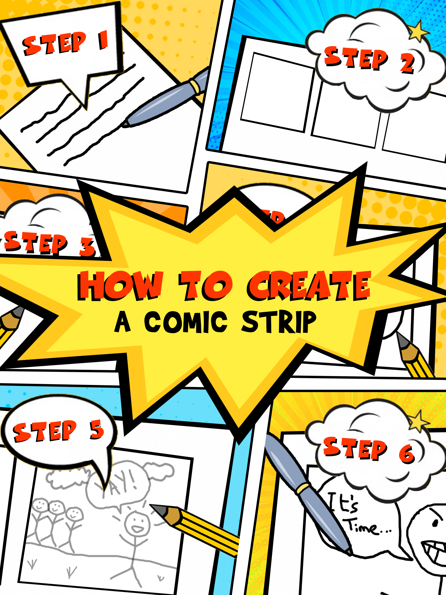 1500x2000 How To Create A Comic Strip In Steps Imagine Forest
