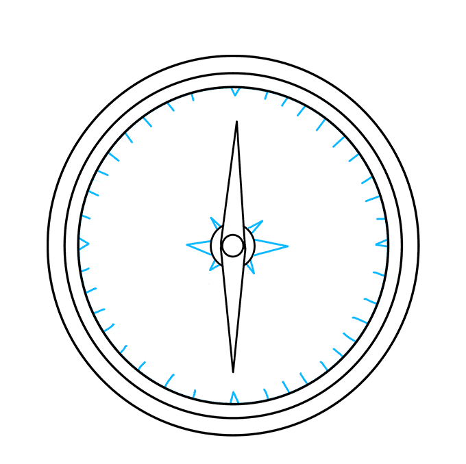 680x678 How To Draw A Compass
