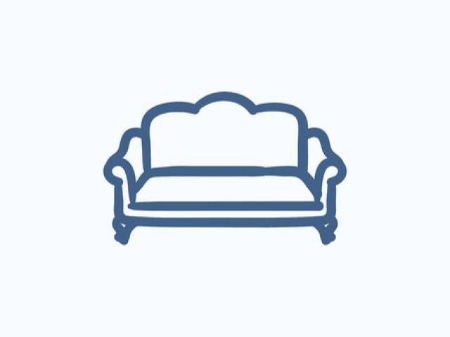640x480 Free Drawn Sofa, Download Free Clip Art