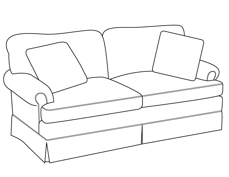 792x612 Sofa Drawingline Drawing Modern Traditions Furniture Efcpakh