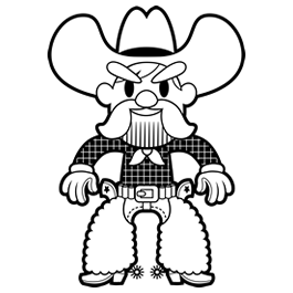 265x265 Huge Collection Of 'cowboy Drawing Easy' Download More Than