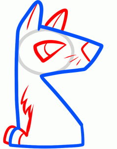238x302 How To Draw How To Draw A Coyote For Kids