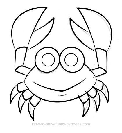 420x460 Drawn Crab Simple