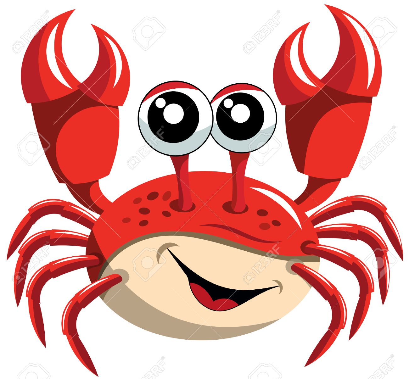 1300x1205 Collection Of 'crab Cartoon Drawing' Download More Than Images