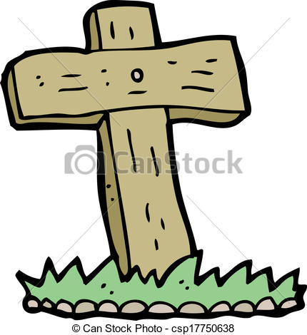 430x470 Headstone Clipart Simple Cross
