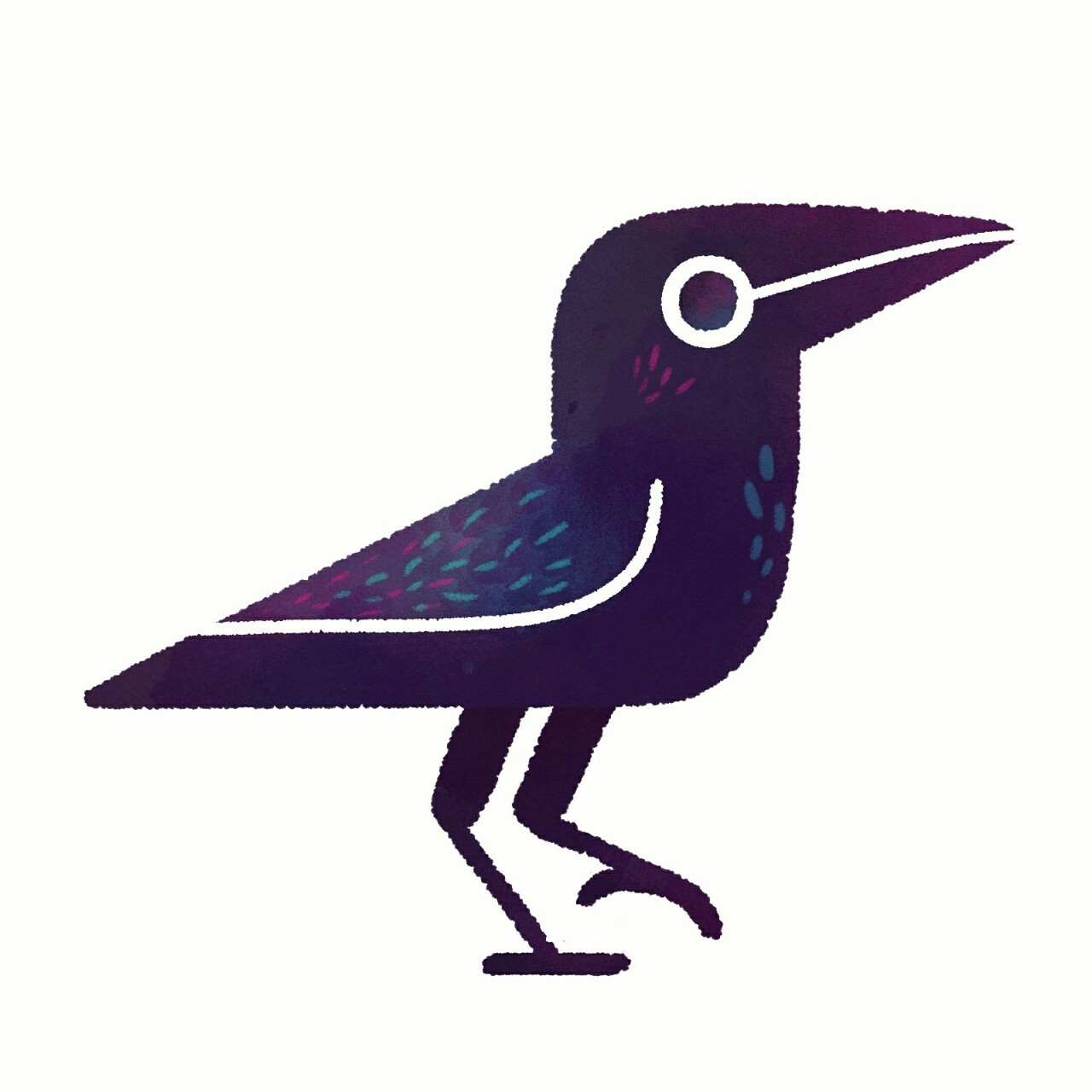 Simple Crow Drawing Free download on ClipArtMag