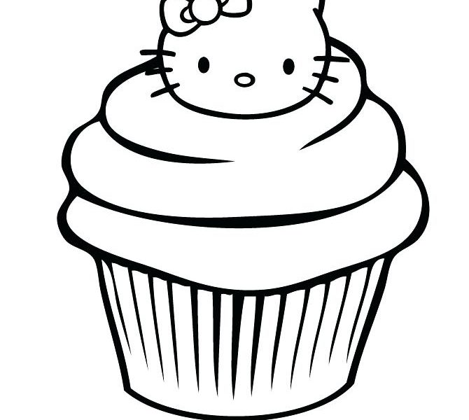 670x600 Cupcake Print Out Coloring Book Pages Of Cupcakes Happy Birthday