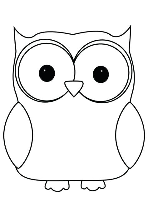 474x663 Owl Drawing Outline