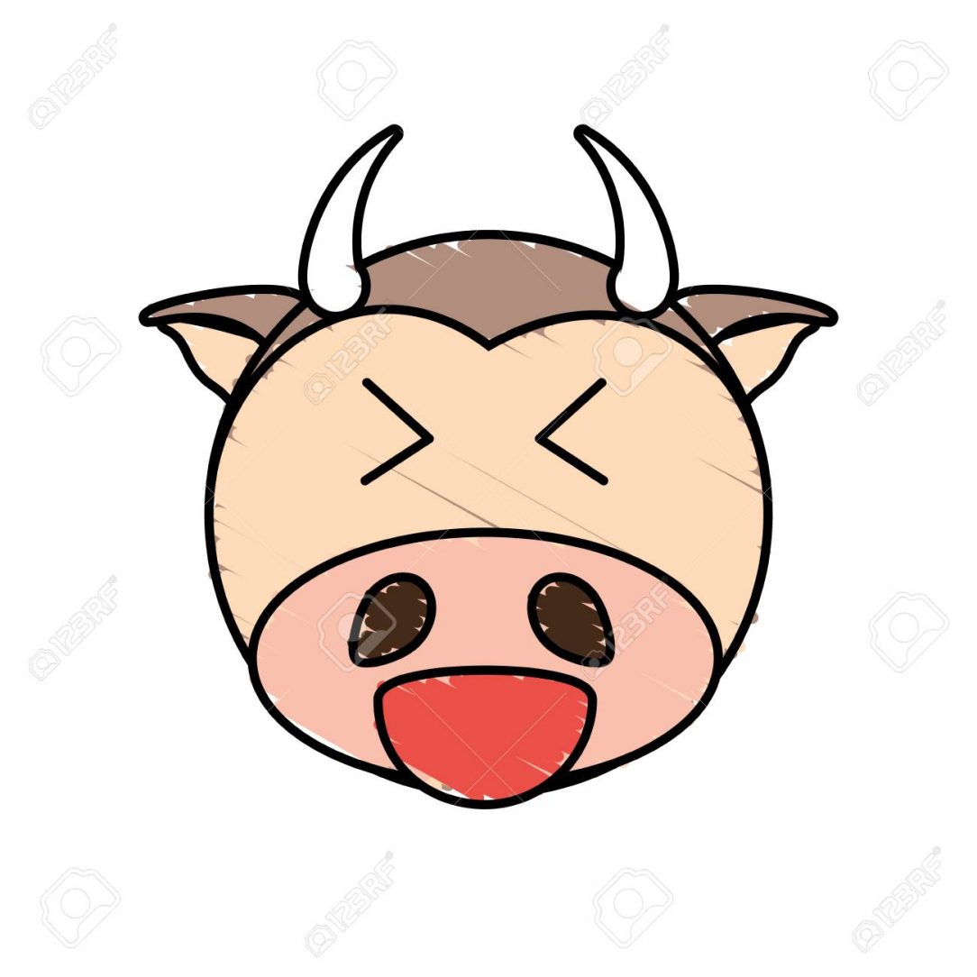 1084x1084 Cute Cow Vector Cartoon Of Easy Owls To Draw Head Drawings Images