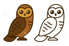236x157 Cute Drawings Of An Owl Simple Black And White Animal Best