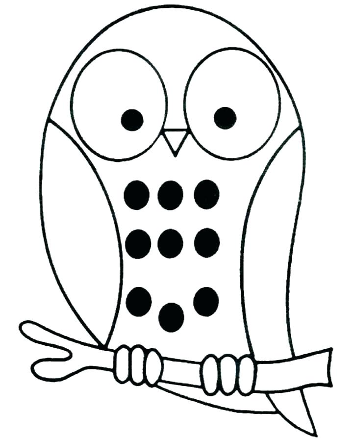 720x895 Cute Owl Coloring Pages Draw To Print Free Printable Animals