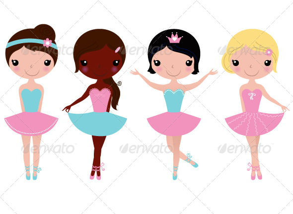 590x431 Collection Of 'ballerina Girl Drawing' Download More Than