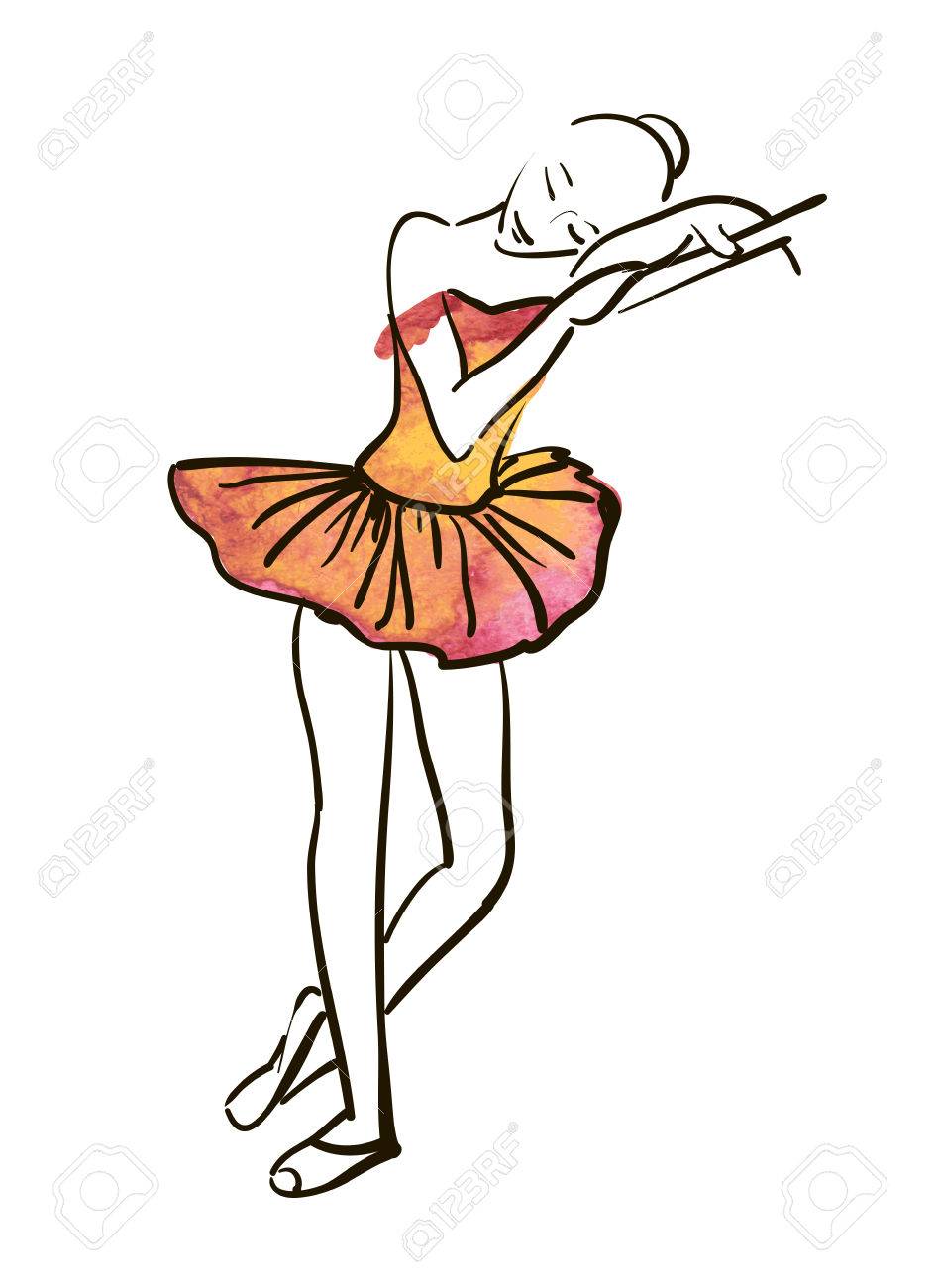 948x1300 Huge Collection Of 'ballerina Figure Drawing' Download More Than