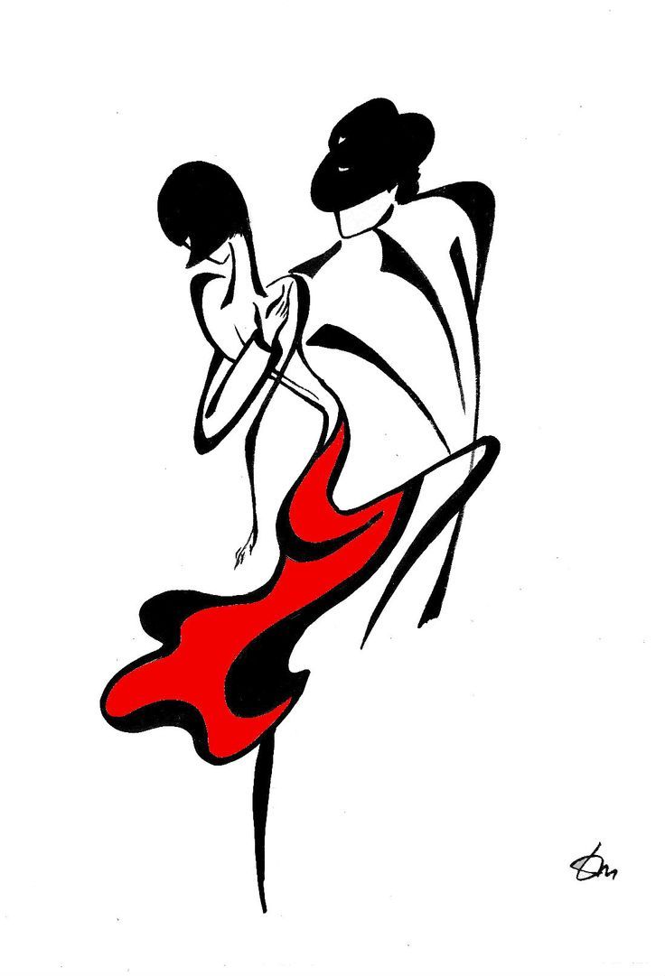 736x1081 Simple Drawings Tango Dance