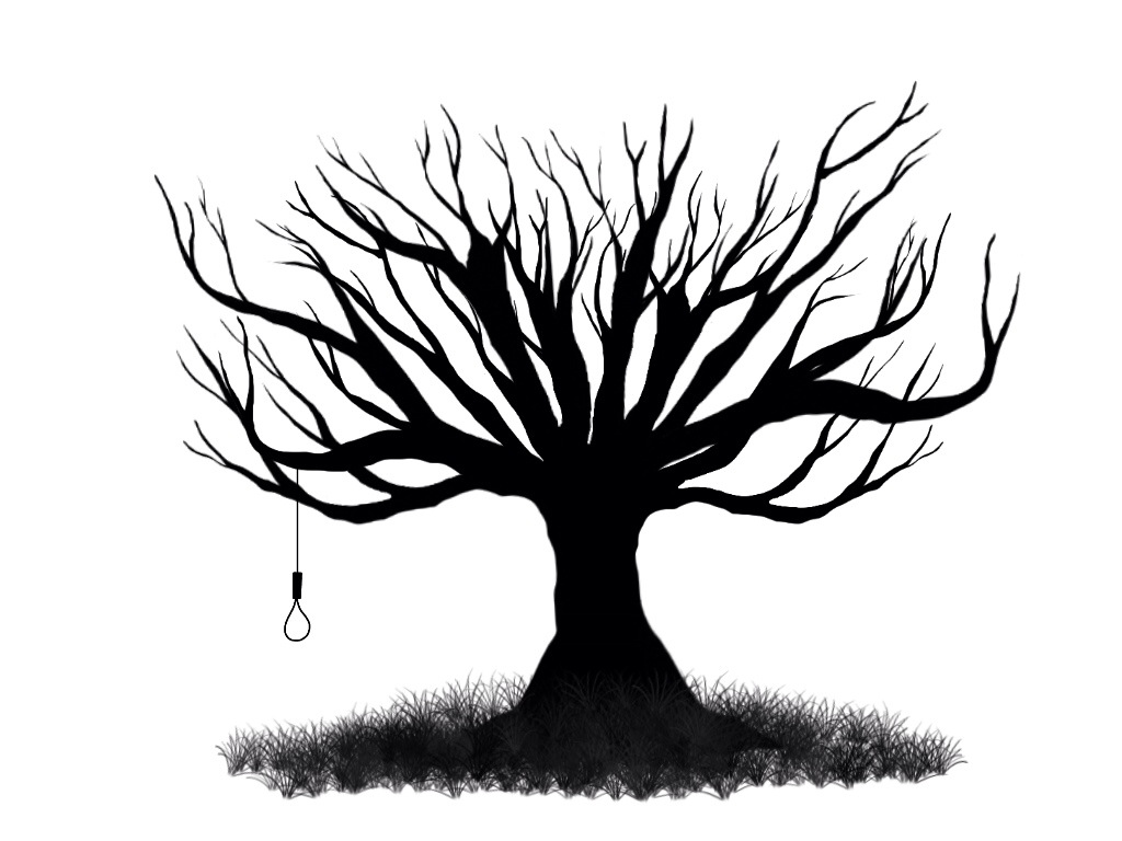 1024x768 Simple Bare Tree Trunk Clip Art