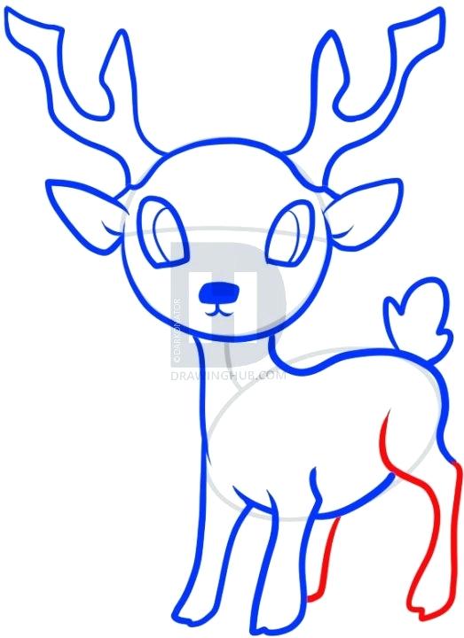 523x720 Draw A Deer Step