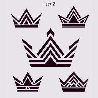 336x336 Small Crown Queen Drawing Cartoon Black Beautiful Hall Tumblr