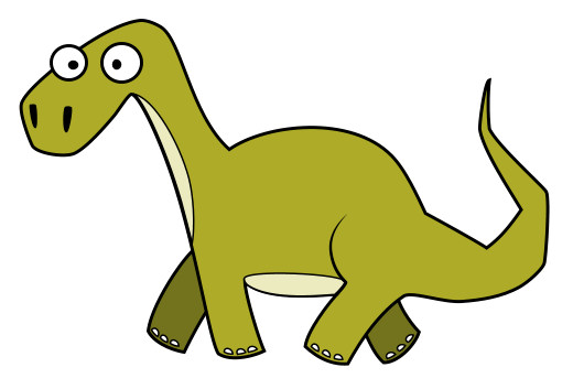 520x353 Drawing Cartoon Dinosaurs