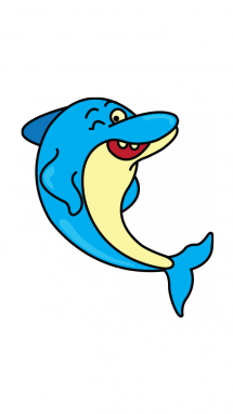 215x382 Collection Of Free Dolphin Drawing Simple Download On Ui Ex