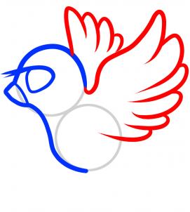 271x302 How To Draw How To Draw A Dove For Kids