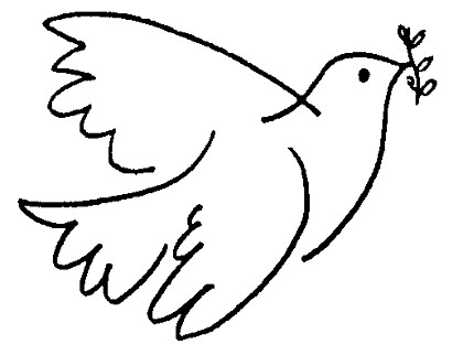 420x322 Simple Dove Drawing