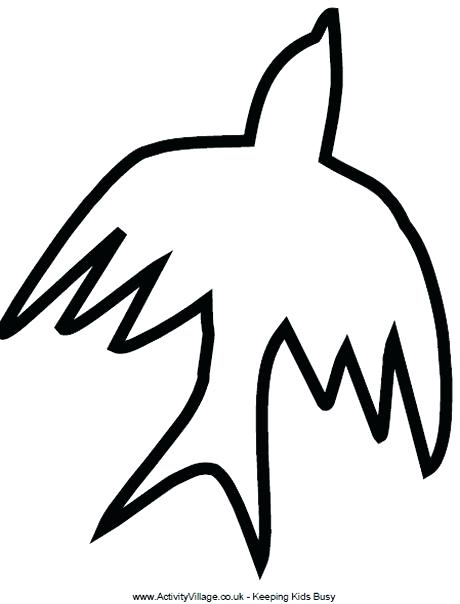 460x604 Simple Bird Outline
