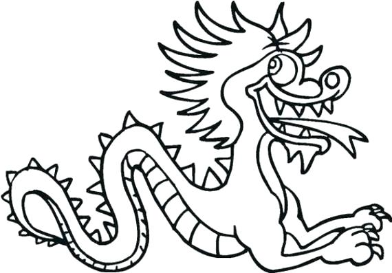 570x397 Simple Dragon Drawing Dragon Dragon Head Drawing Step