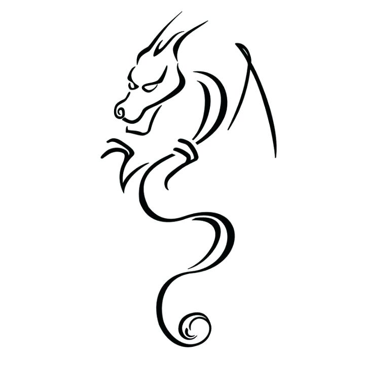 720x720 Simple Dragon Outline Simple Dragon For My Boy Simple Dragon Head