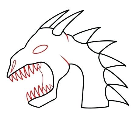 447x396 Steps To Draw A Dragon Image Titled Draw A Dragon Step How To Draw