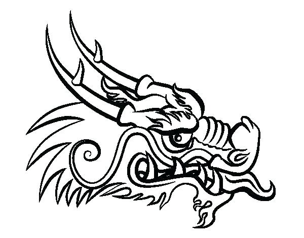 600x470 How To Draw An Easy Chinese Dragon Running