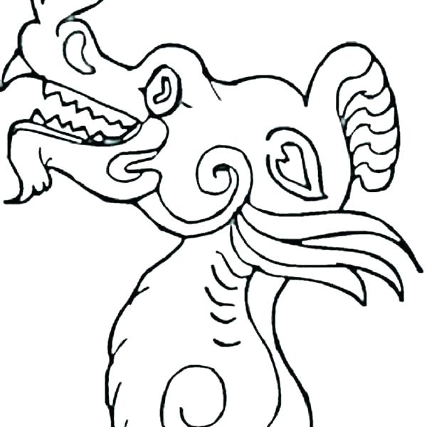 600x600 How To Draw Chinese Dragon Head