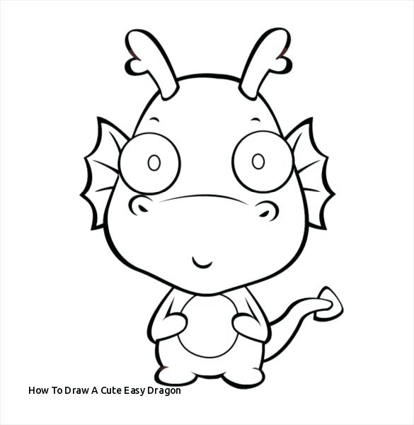 Simple Dragon Line Drawing | Free download on ClipArtMag
