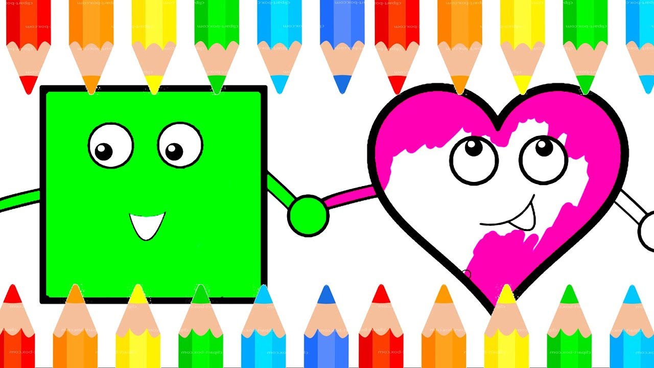 1280x720 How To Draw Shapes For Baby Learn Simple Drawing And Coloring Book