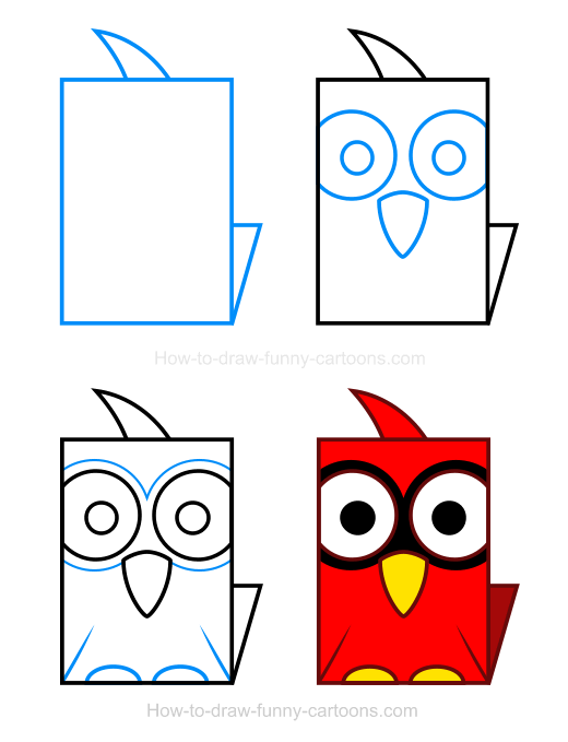 520x679 Cardinal Clipart In Drawings Cartoon Drawings, Easy