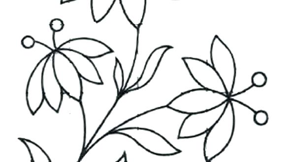 585x329 Easy Flower To Draw Free Draw Ideas Attractive Easy Flower