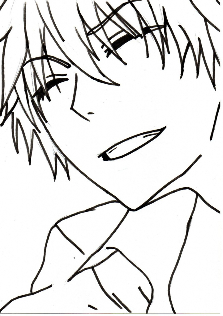 721x1024 Cute Anime Boy Drawings Easy