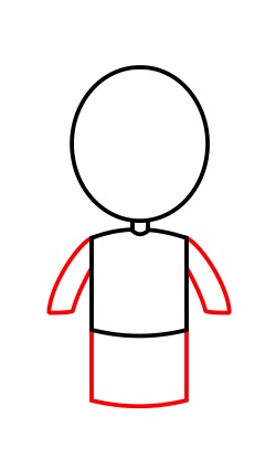 250x407 Drawing A Cartoon Boy