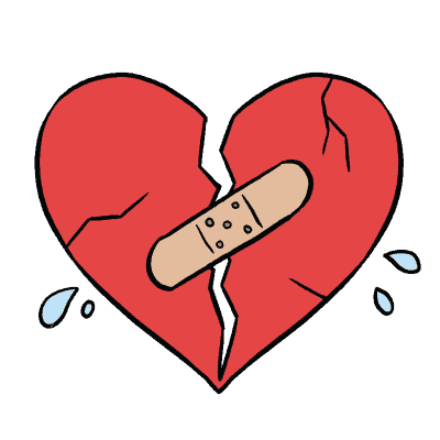 400x400 Collection Of Free Simple Drawing Broken Heart Download On Ui Ex