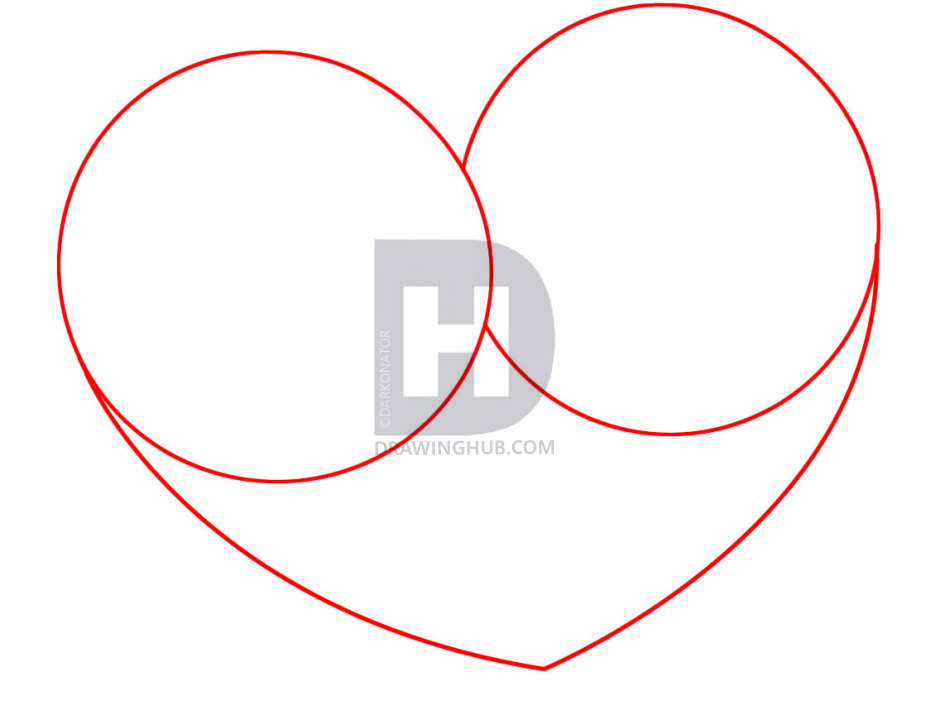 940x720 How To Draw A Heart With A Rose, Step