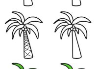 Simple Drawing Of A Palm Tree