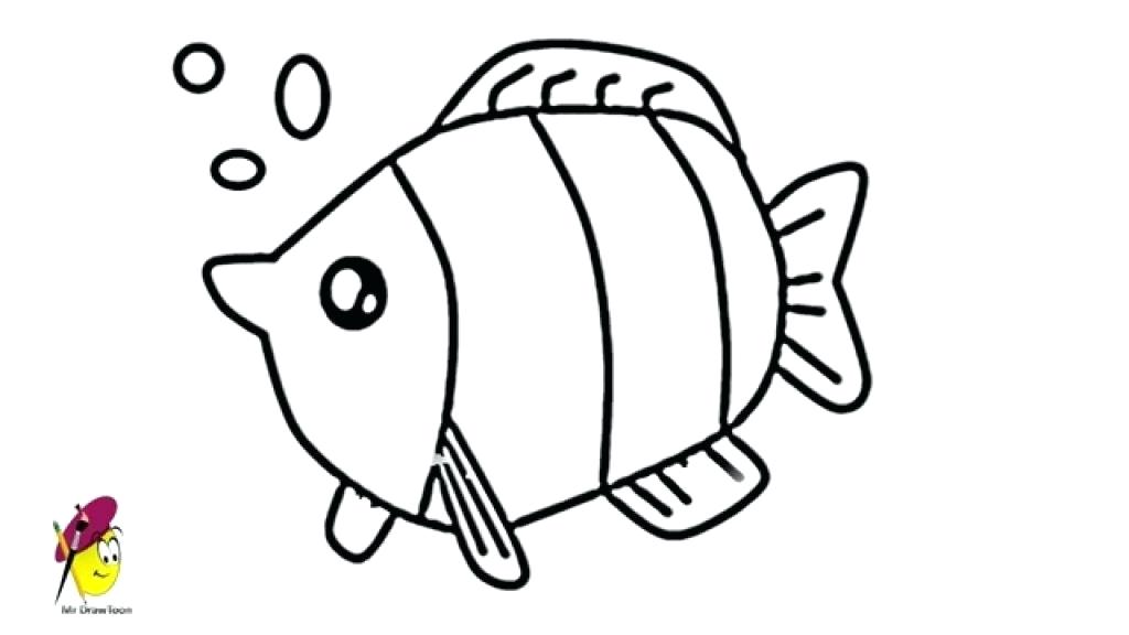 1024x576 Simple Drawing Of Fish