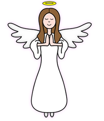 214x250 Cartoon Angel Step