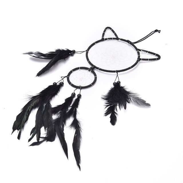 640x640 Pop Cat Head Catch Dream Net Wind Chimes Simple Dream